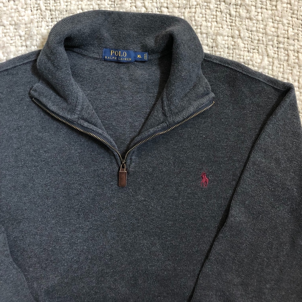Polo Ralph Lauren Quarter Zip Pullover Sweater